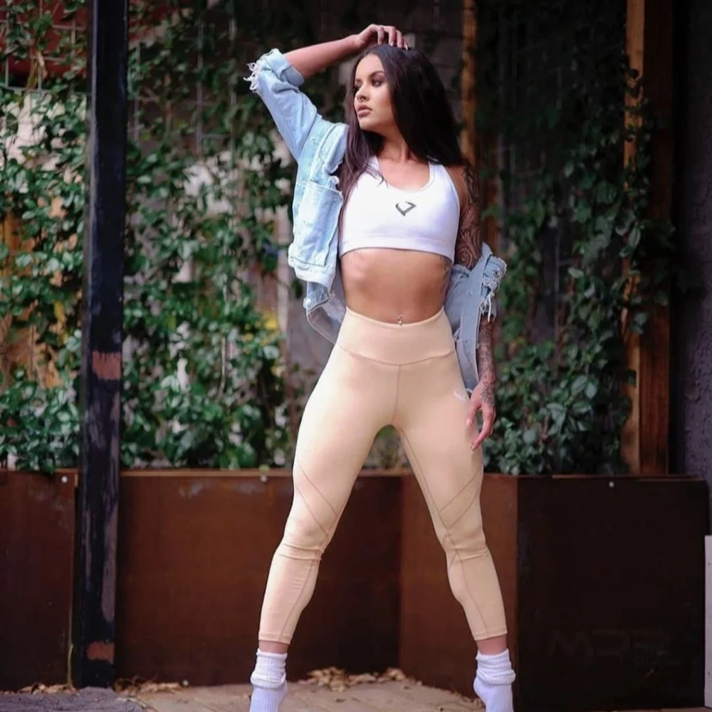 VIOLATE The DRESS CODE Desire Peach Leggings ** Small ** - Picture 1 of 7